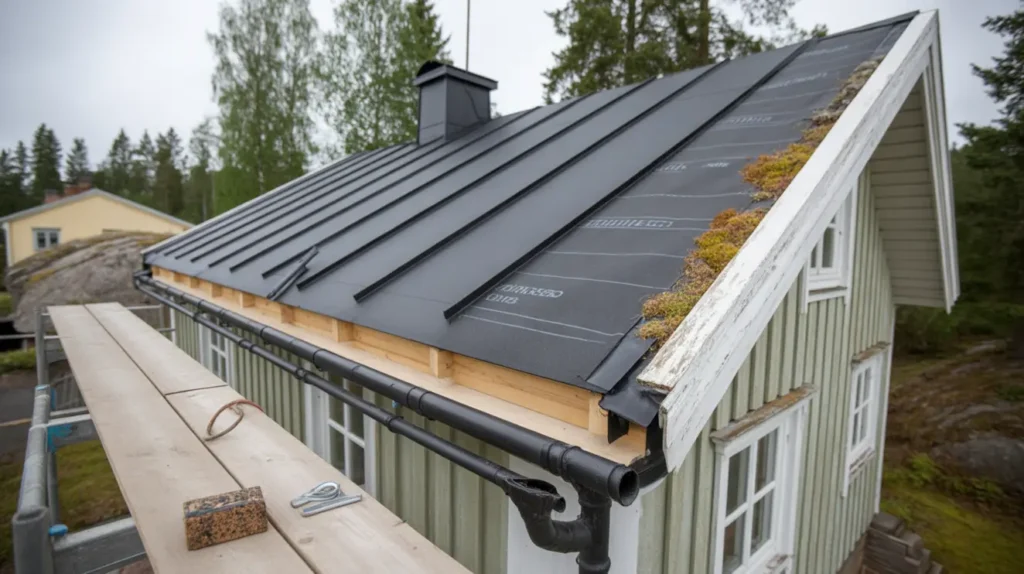 l gga nytt tak ovanp det gamla regler fuktrisker och n r det r r tt val f r din villa